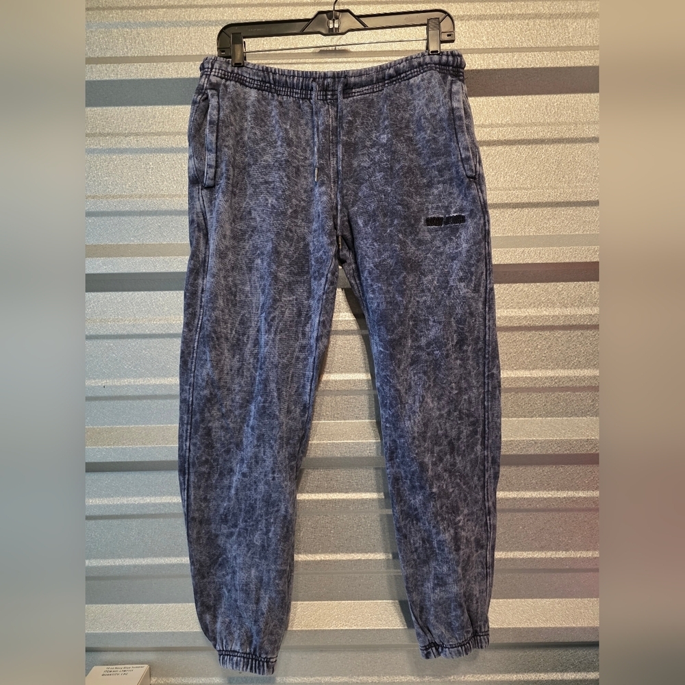 DKNY Men's Distressed Indigo Joggers